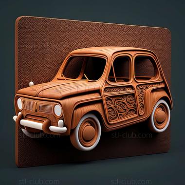 3D model Renault 4 (STL)